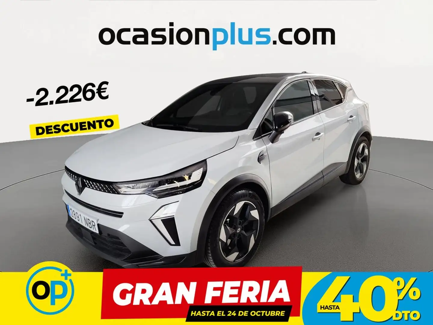 Renault Captur E-TECH Híbrido Techno 105kW Blanco - 1