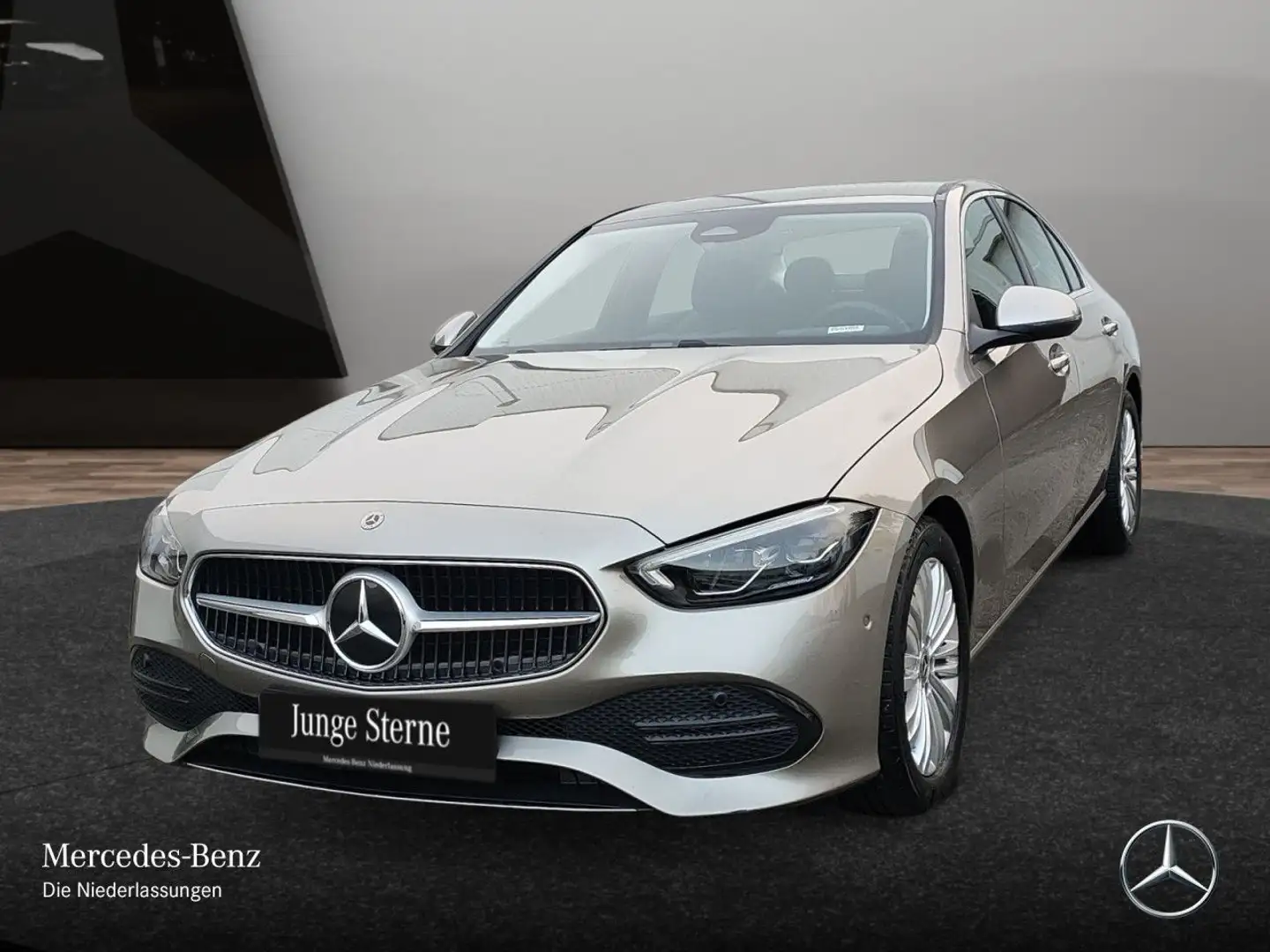 Mercedes-Benz C 200 d AVANTG+LED+KAMERA+TOTW+KEYLESS+9G Silber - 2