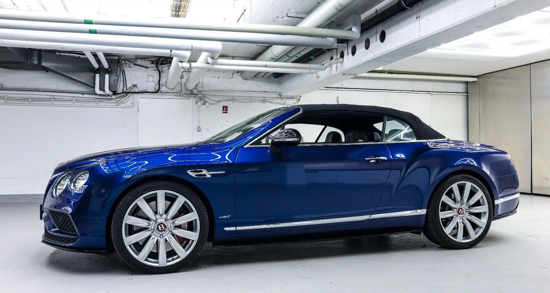 Bentley Continental GTC V8 S  Mulliner 2.Hand Blau - 2