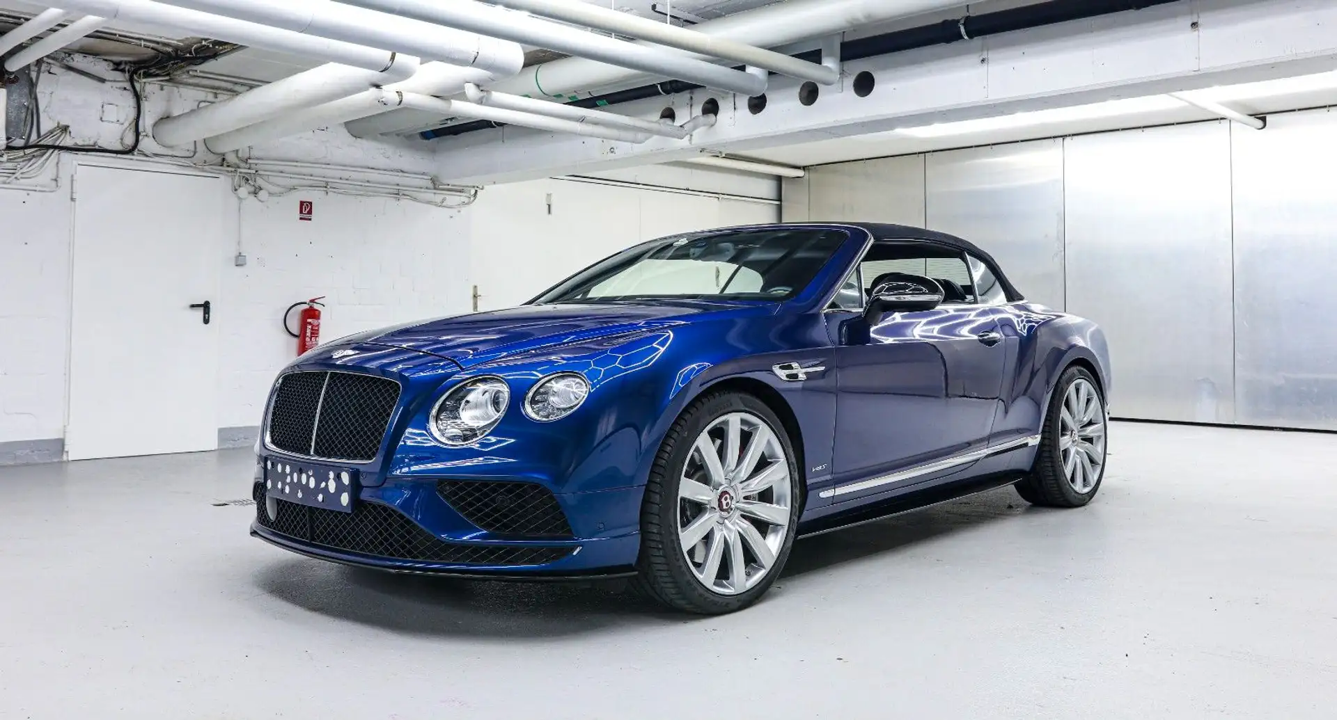 Bentley Continental GTC V8 S  Mulliner 2.Hand Blau - 1