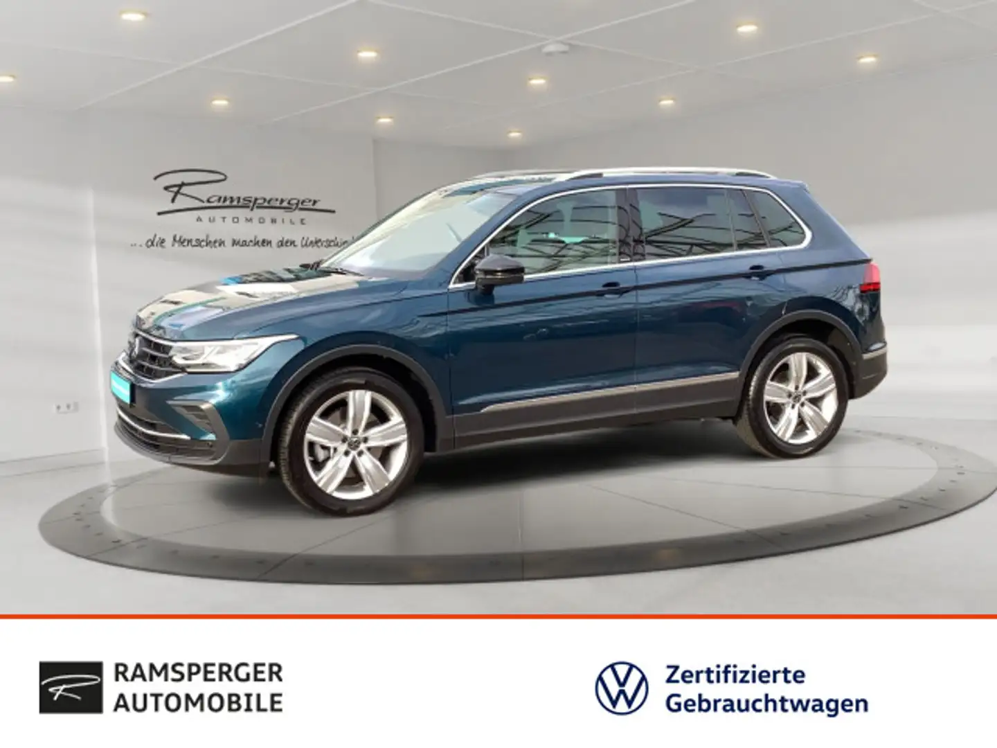 Volkswagen Tiguan 2.0 TSI DSG MOVE 4M. AHK ACC Pano Matrix Blau - 1