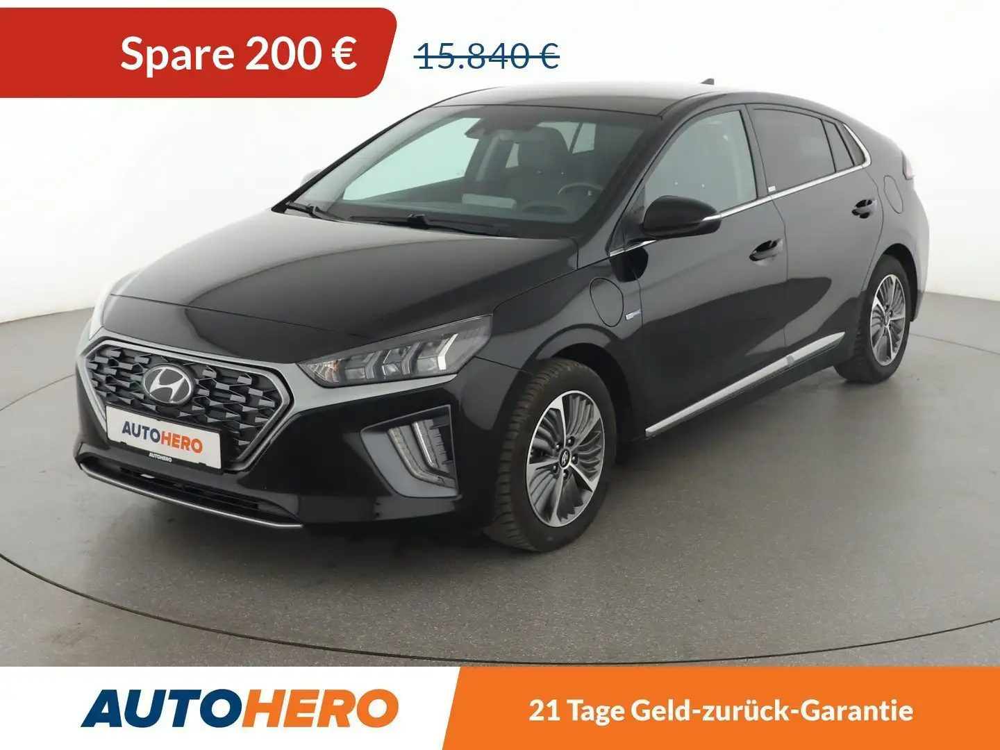 Hyundai IONIQ 1.6 Style Plug-In Hybrid Aut*NAVI*LED*ACC*CAM*PDC* Schwarz - 1