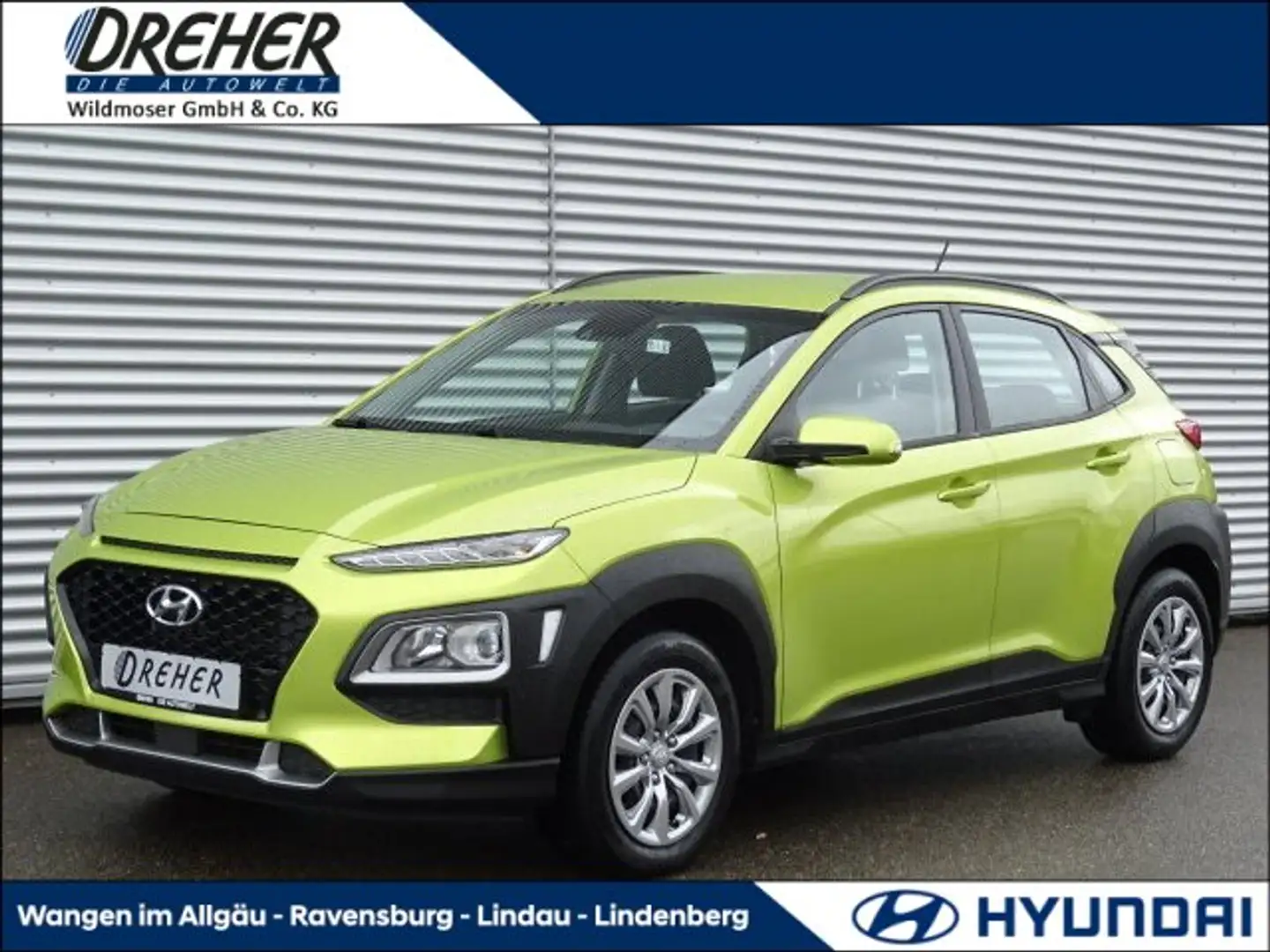 Hyundai KONA Kona 1.0 T-GDI Select 2WD Klima/MF-Lenkrad/eFH. Jaune - 1