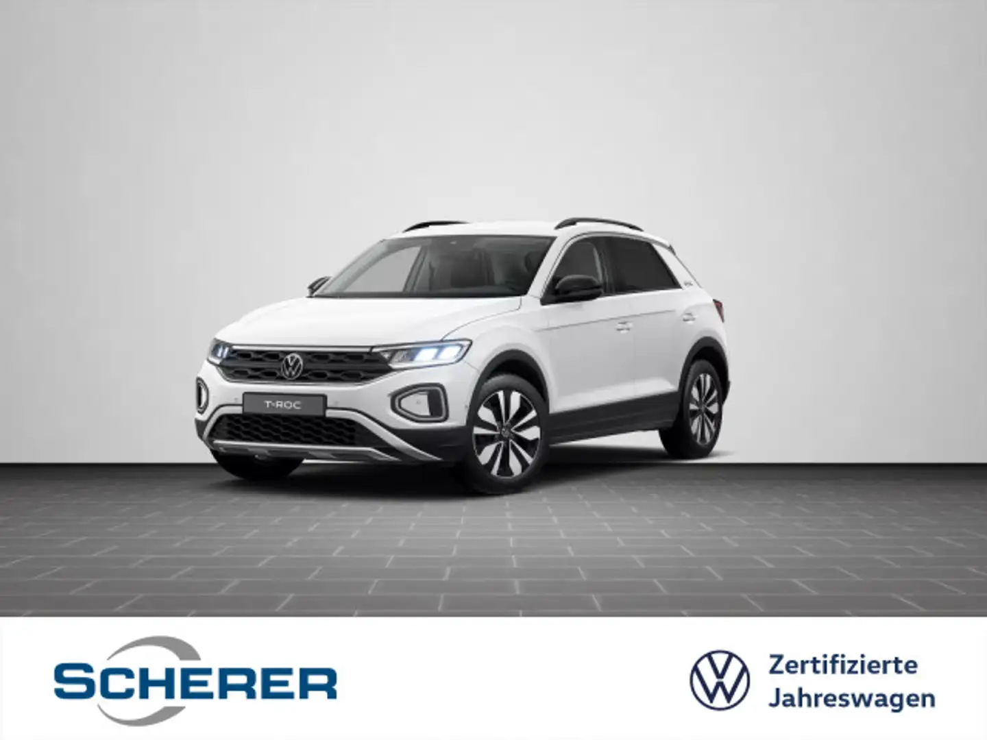 Volkswagen T-Roc GOAL 1.0 TSI LED NAVI PARK ASSIST SHZ ACC Weiß - 1