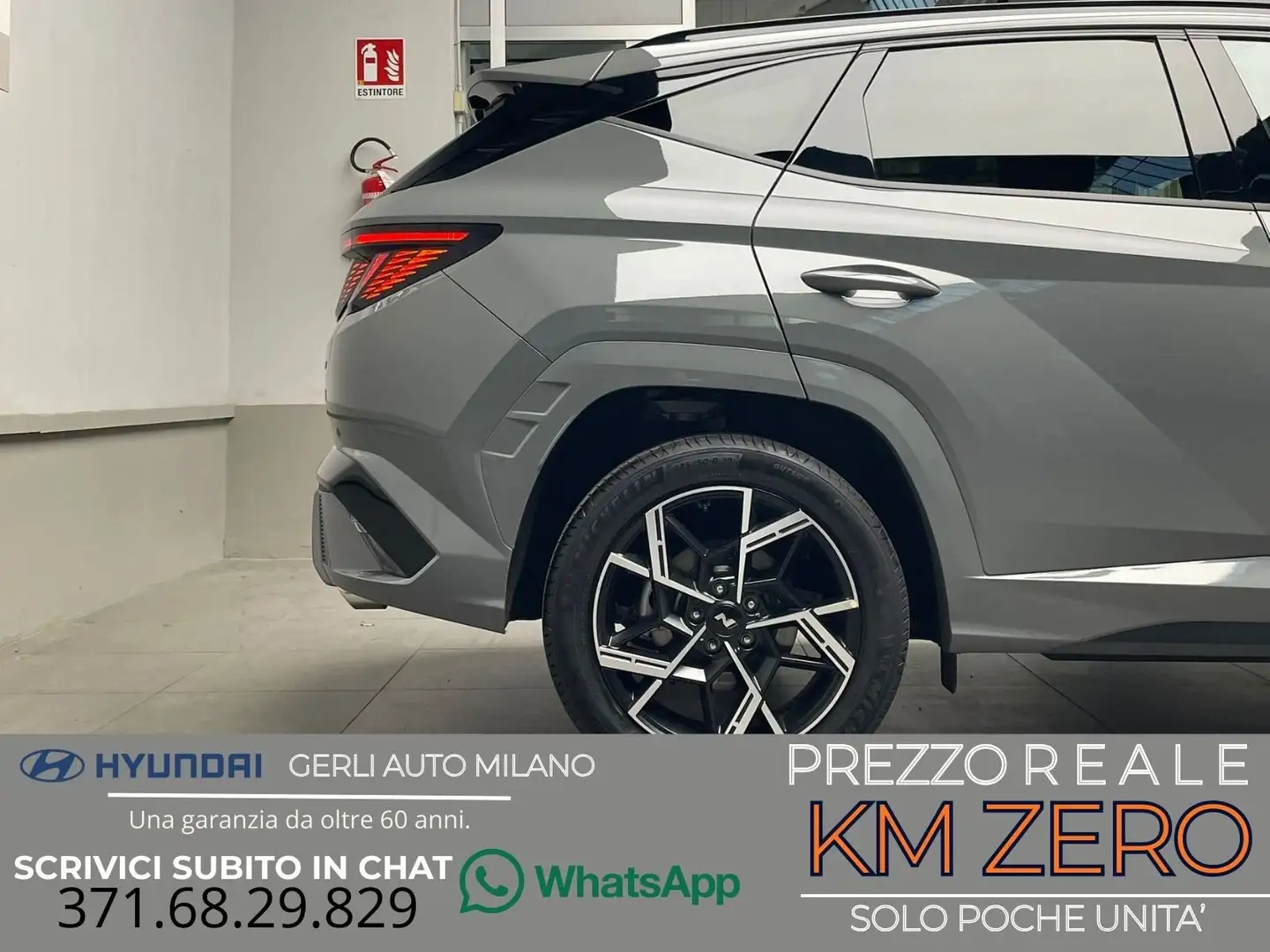 Hyundai TUCSON 1.6 hev NLine 2wd auto NERA/ANTRACITE -KM0-PROMO48 Schwarz - 1