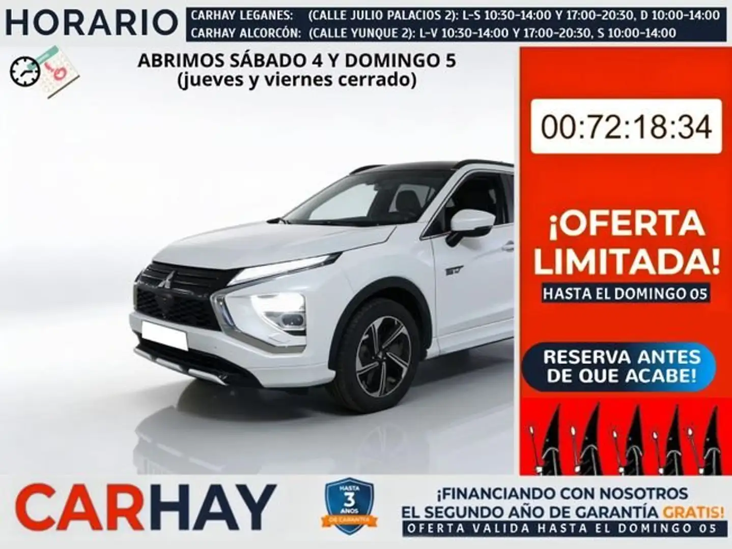 Mitsubishi Eclipse Cross PHEV Kaiteki + 4WD Blanco - 1