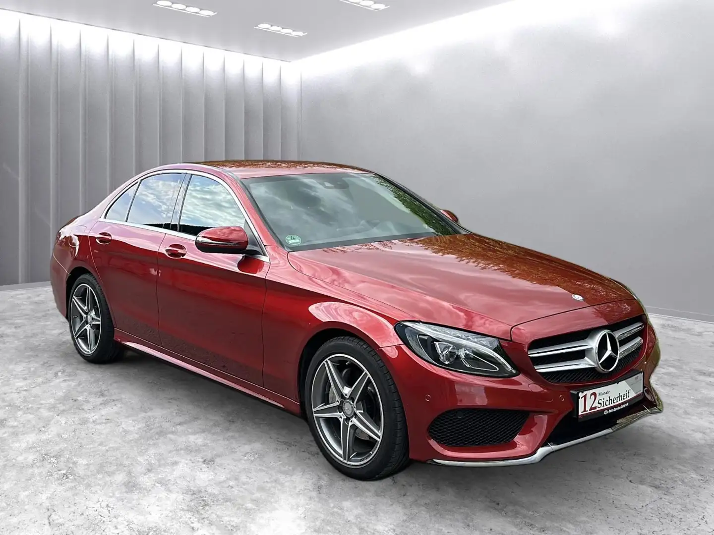 Mercedes-Benz C 200 CGI Lim. AMG *2.Hand/Navi/Tempo/Vollleder* Rood - 1