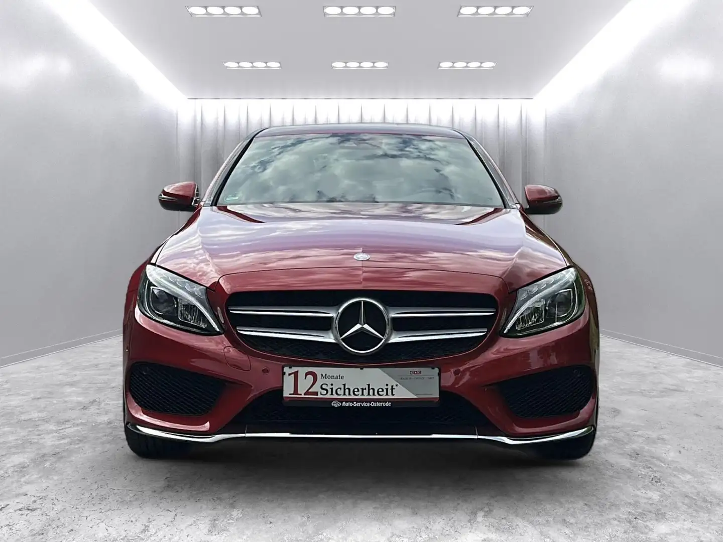Mercedes-Benz C 200 CGI Lim. AMG *2.Hand/Navi/Tempo/Vollleder* Rood - 2