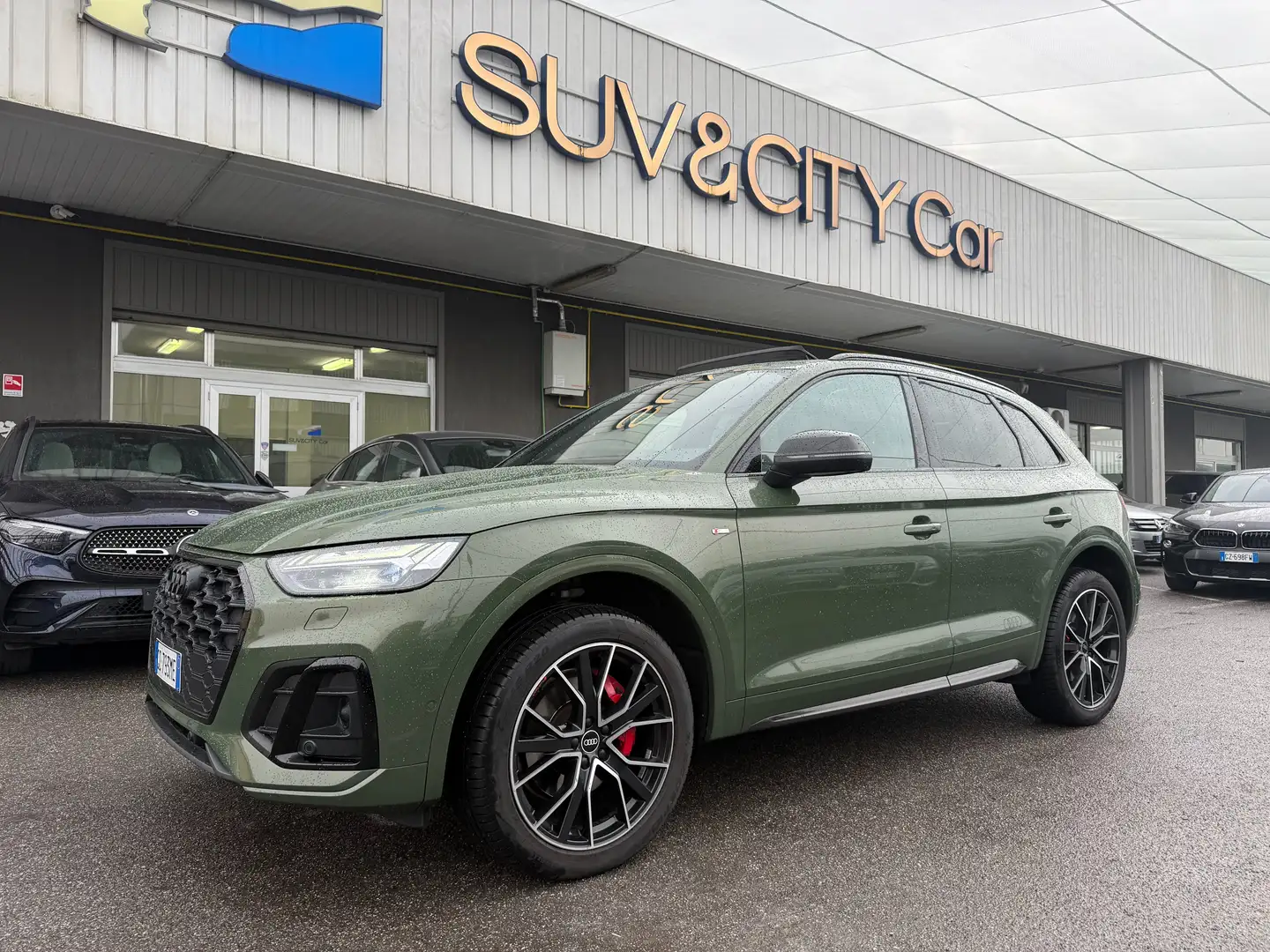 Audi Q5 40 2.0 tdi mhev 12V S line / TETTO PANORAMICO Grün - 1