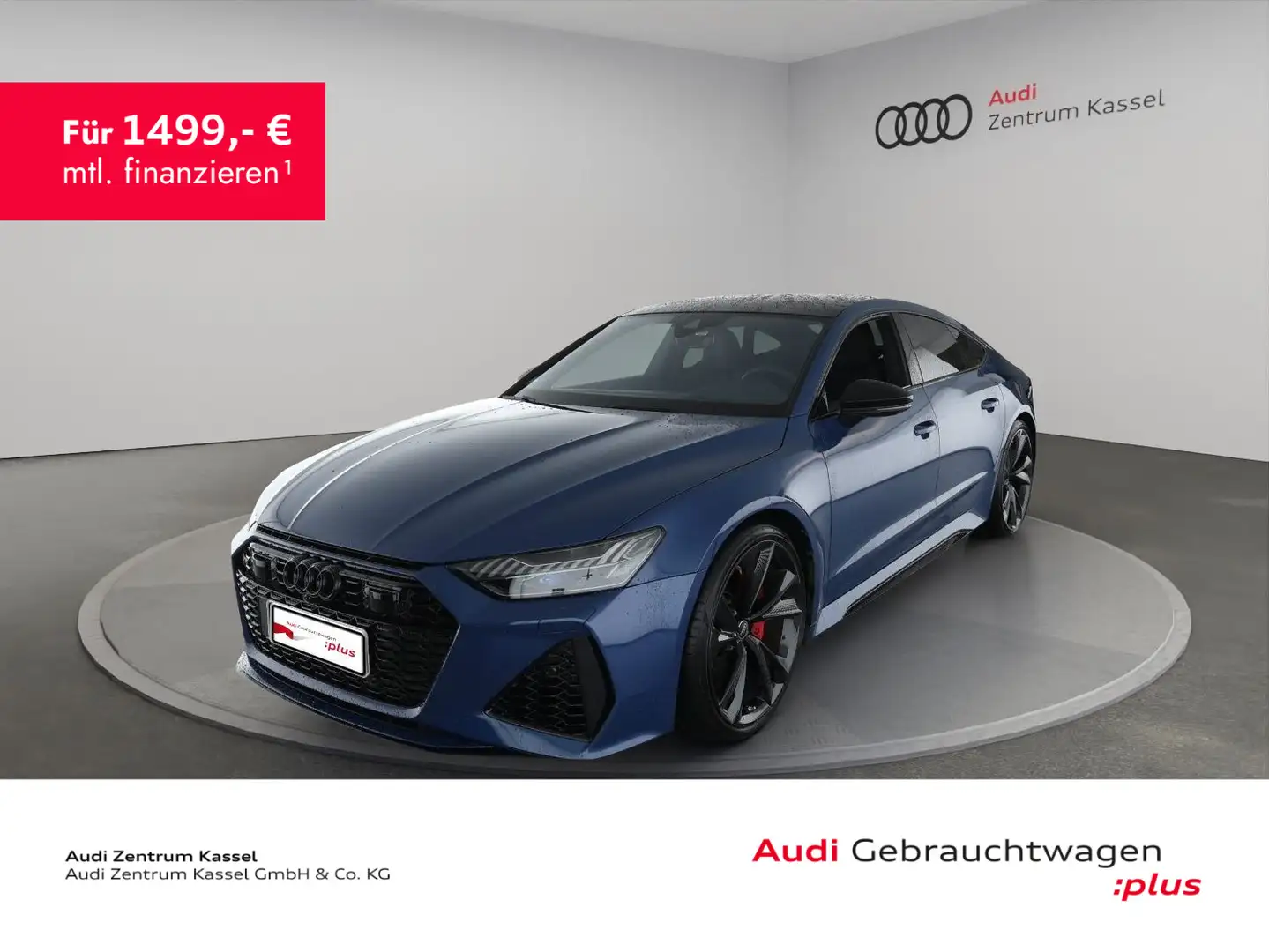 Audi RS7 RS 7 SB 4.0 TFSI qu. Matrix B&O Pano HuD 360° Blau - 1