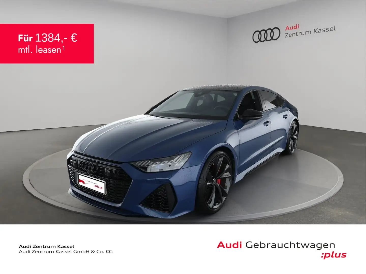 Audi RS7 RS 7 SB 4.0 TFSI qu. Matrix B&O Pano HuD 360° Blau - 1