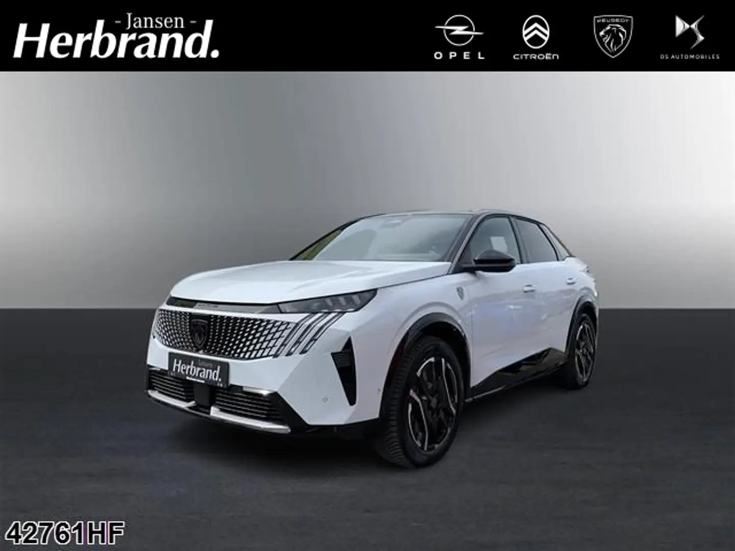 Peugeot 3008 GT Elektromotor 210*LED*PDC*SHZ*NAVI Weiß - 1