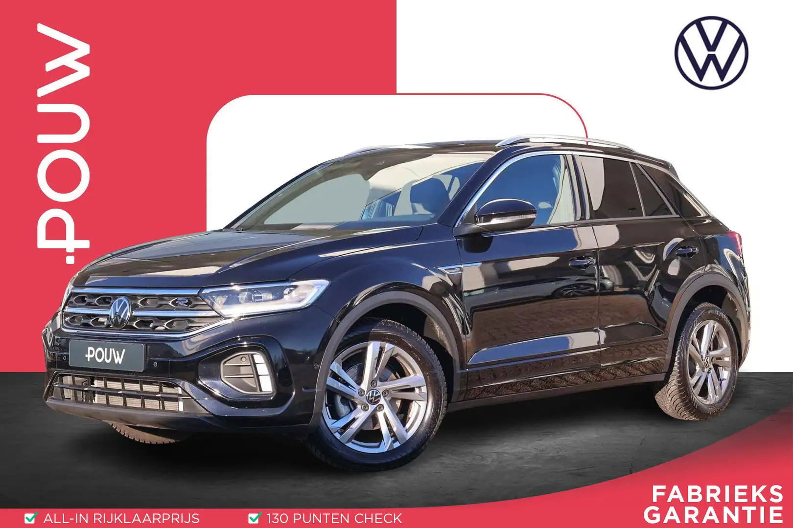Volkswagen T-Roc 1.5 TSI 150pk DSG R-Line | Trekhaak Afneembaar | N Noir - 1