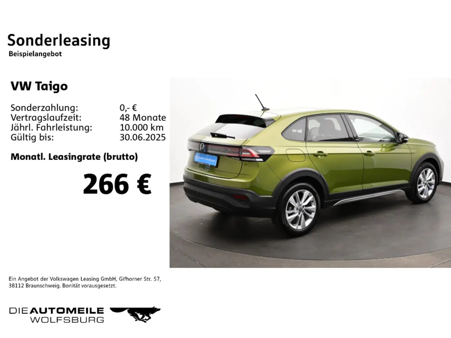 Volkswagen Taigo 1.5 TSI DSG Move Matrix/Pano/Beats Grün - 2