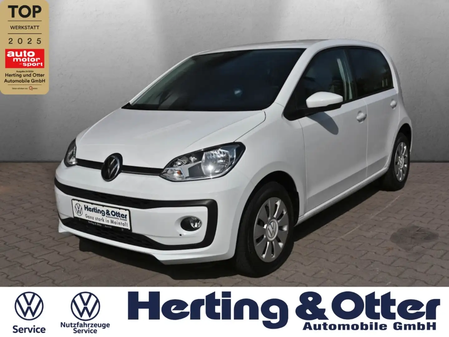 Volkswagen up! Temp GJR Rückfahrkam. PDC SHZ Klima Speedlimiter e Bianco - 1