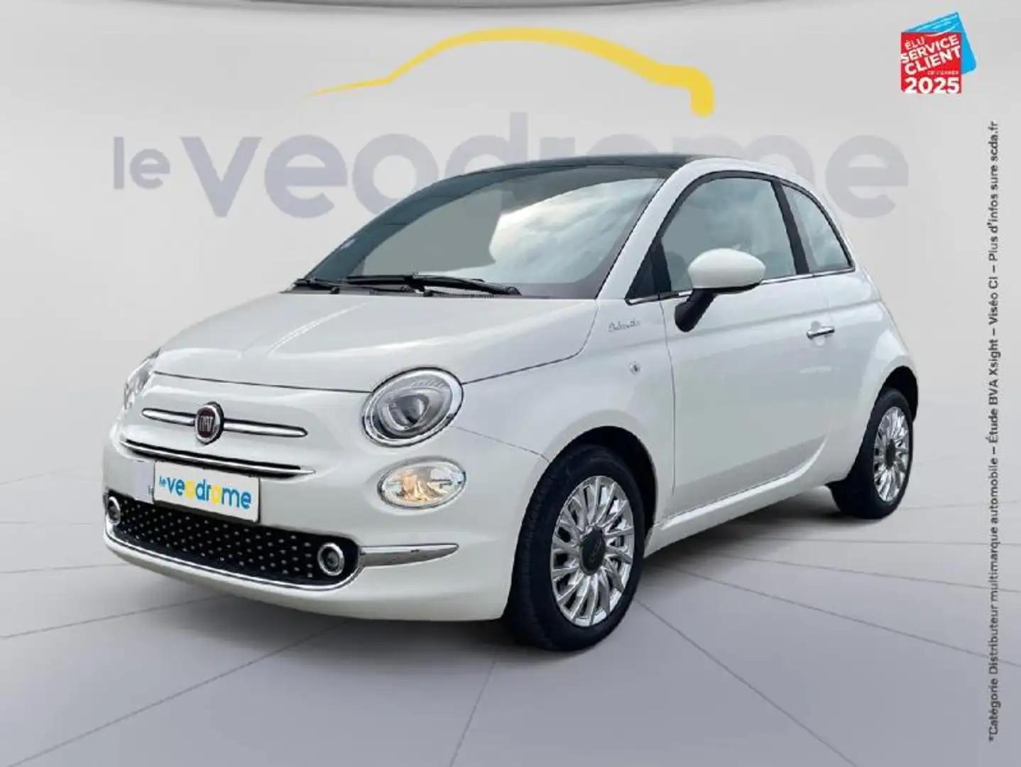 Fiat 500 1.0 70ch BSG S\u0026S Dolcevita Gris - 1