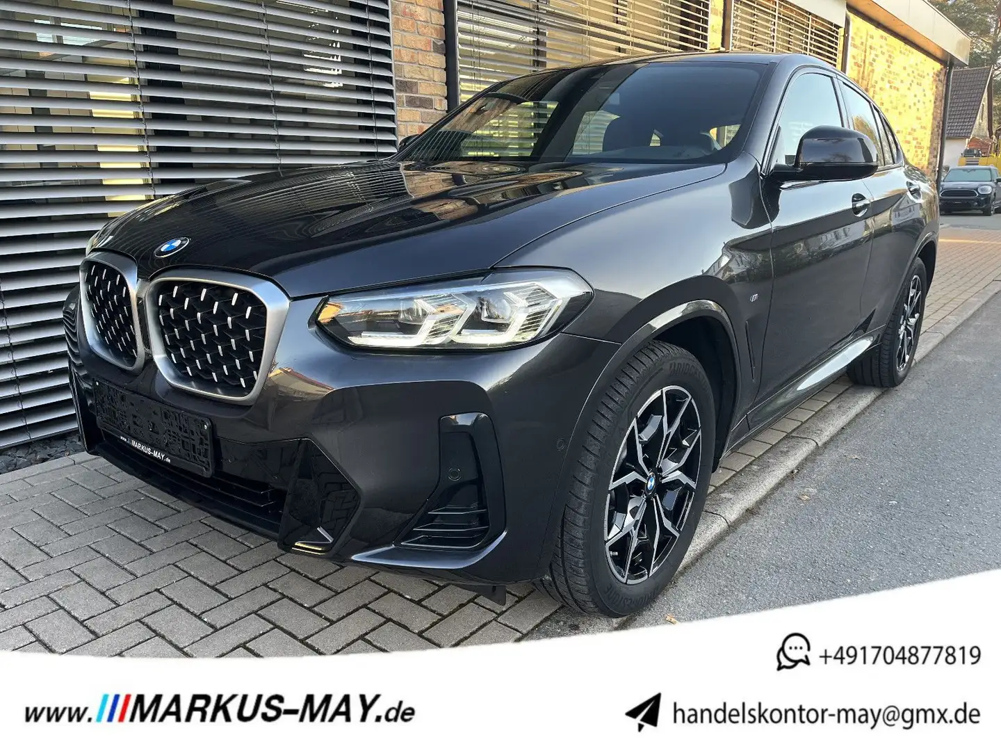BMW X4 xDrive 20i M Sport Leder adaptLED Garantie Grau - 1