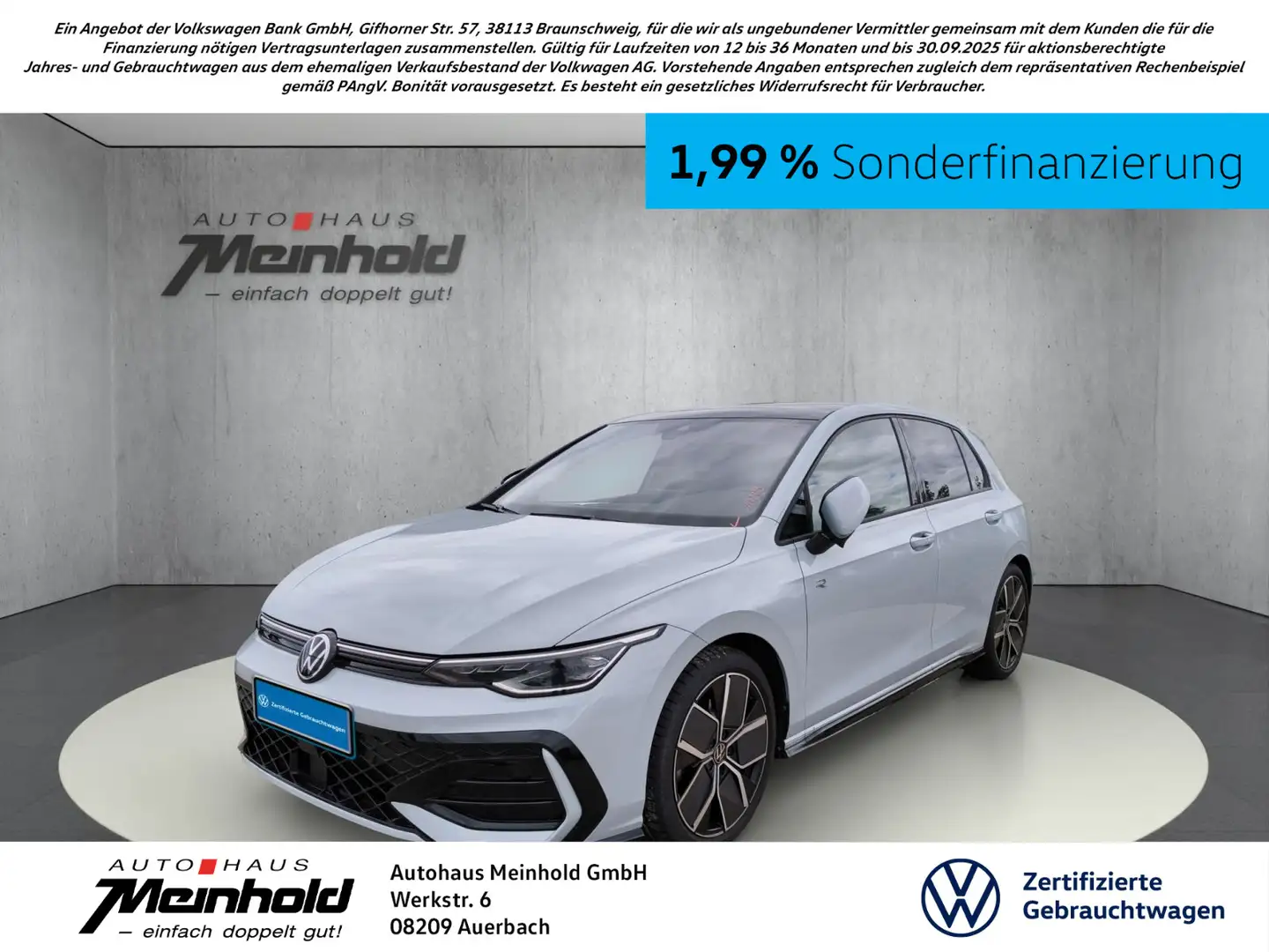 Volkswagen Golf 1.5 TSI R-Line, Kamera, DCC, Dach, Alu 18" Blau - 1