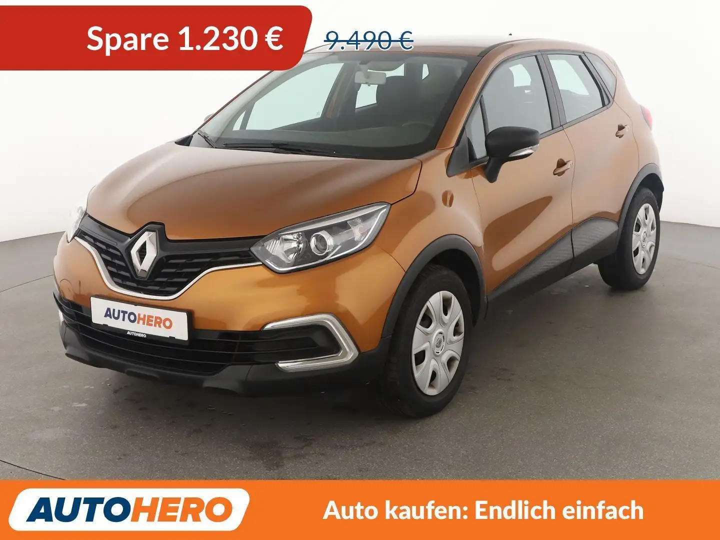 Renault Captur 0.9 Energy Life *START/STOP*TEMPO*KLIMA*AHK* Orange - 1