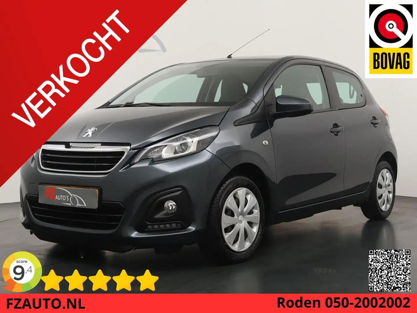 Peugeot 108 1.0 e-VTi Active - Trekhaak - Airco - Radio Gris - 1