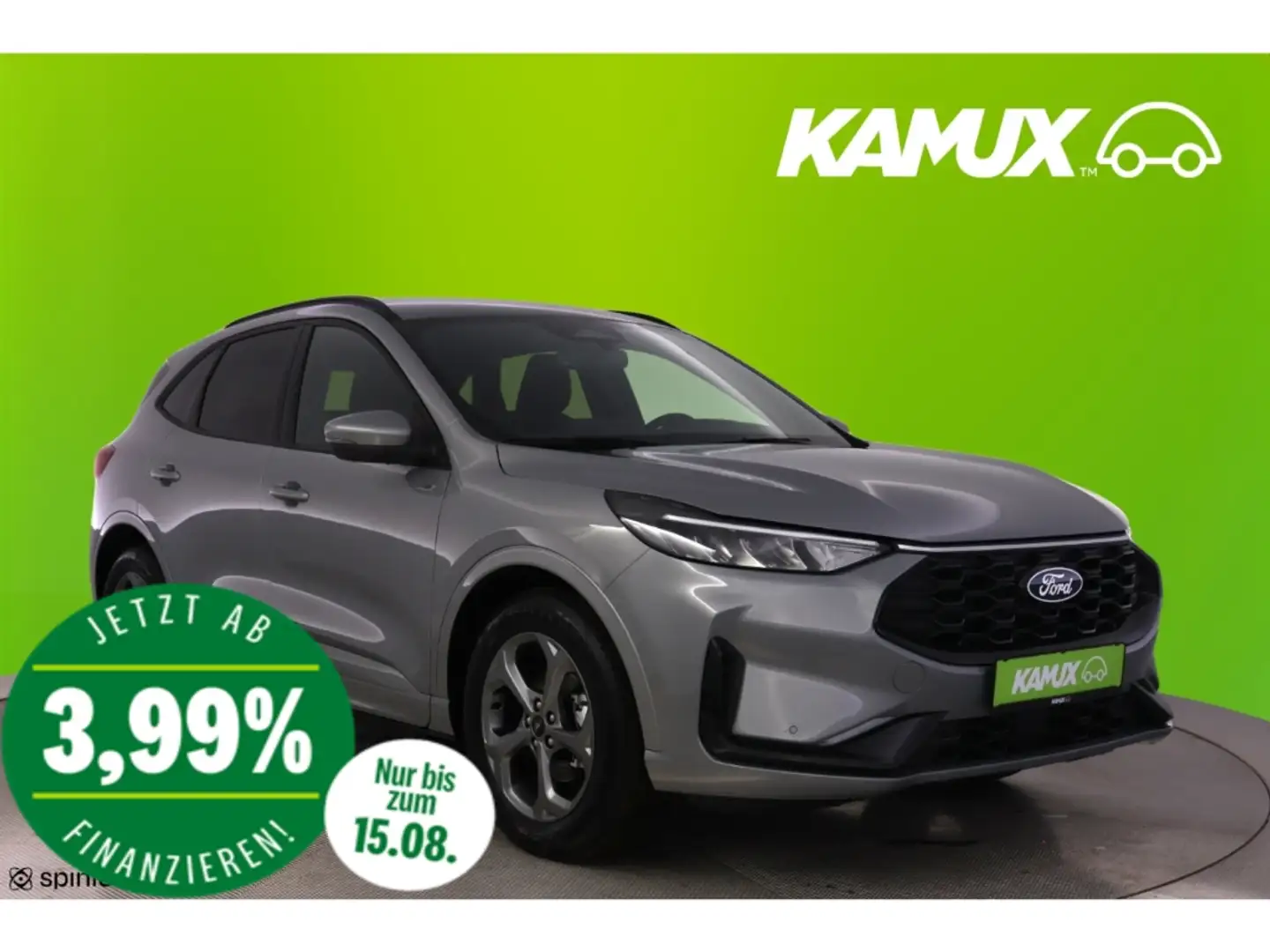 Ford Kuga 2.5Duratec Aut.ST-Line+LED+NAVI+VIRTUAL+PDC Zilver - 1