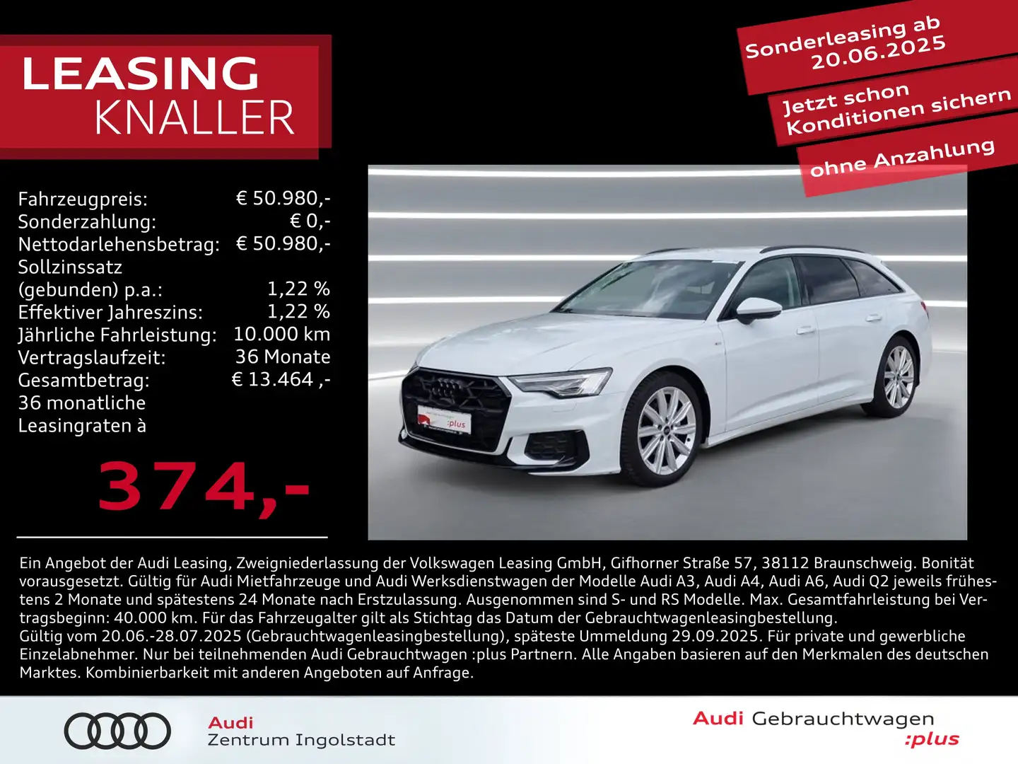 Audi A6 Avant 40 TDI qu S line MATRIX AHK ACC HuD 20" S li Bianco - 1
