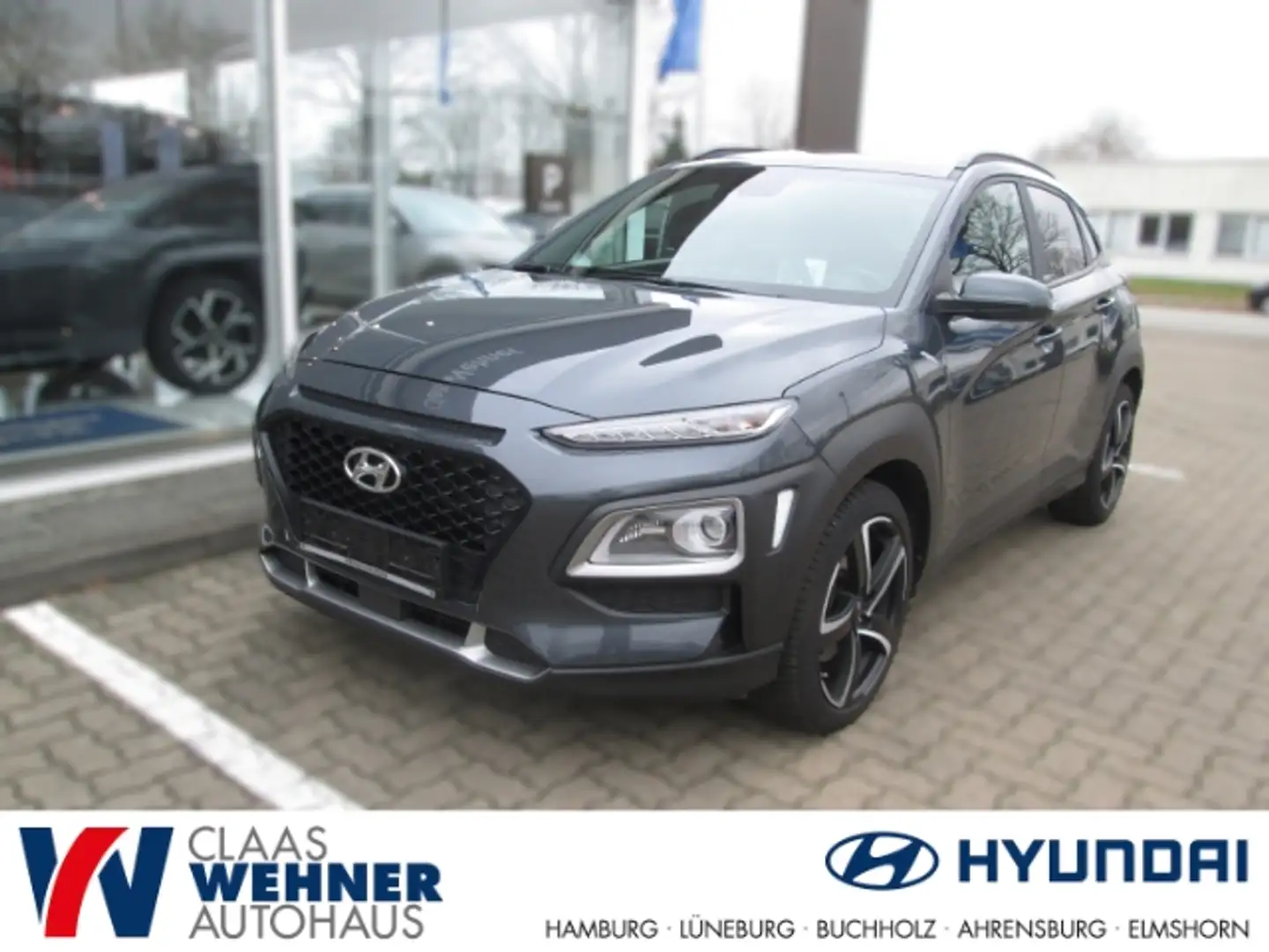 Hyundai KONA Advantage Plus 2WD AHK Head Up Navi Kamera Android Schwarz - 1