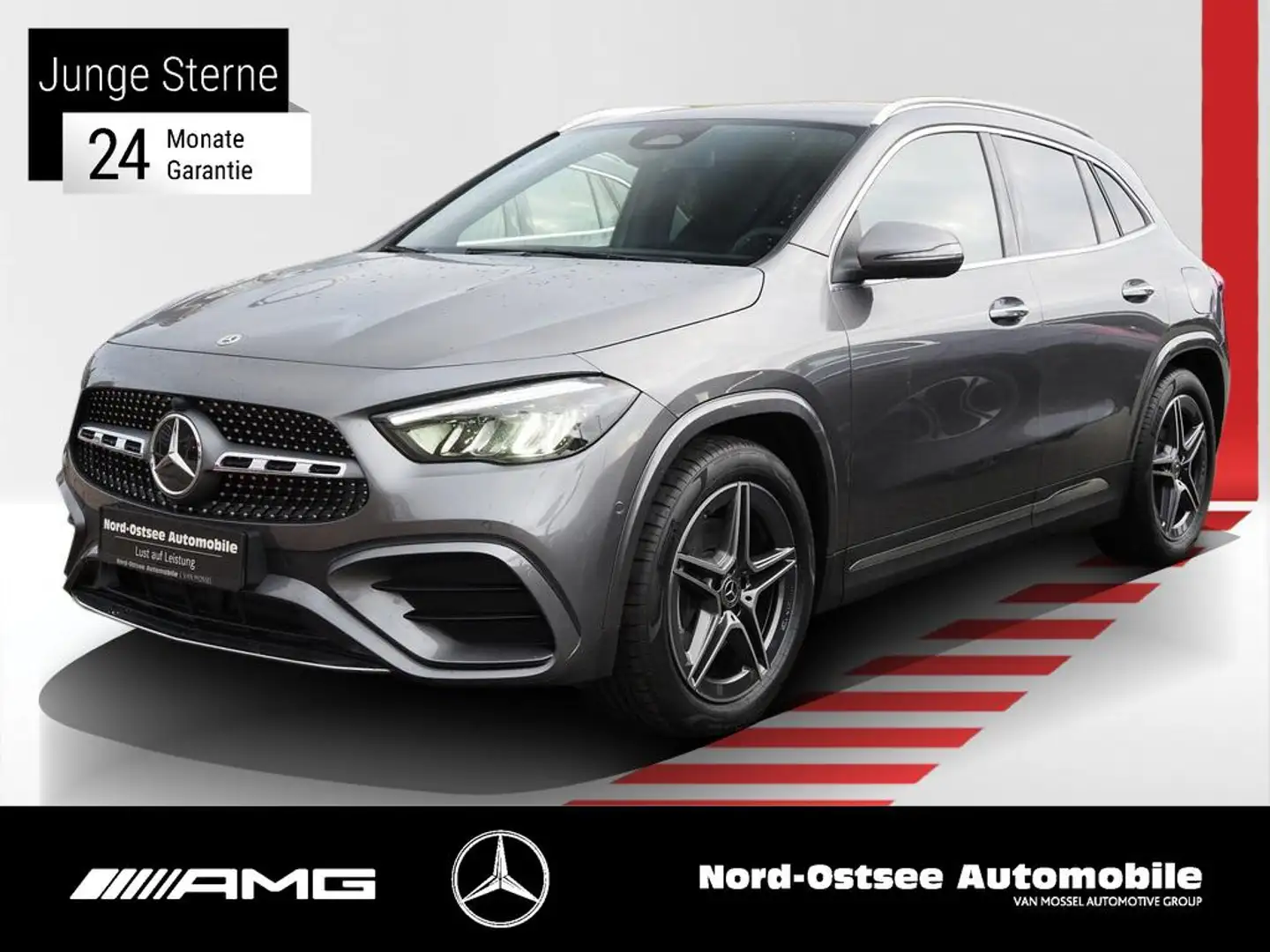 Mercedes-Benz GLA 200 d AMG AHK SHZ MBUX KEYLESS-GO Grau - 1