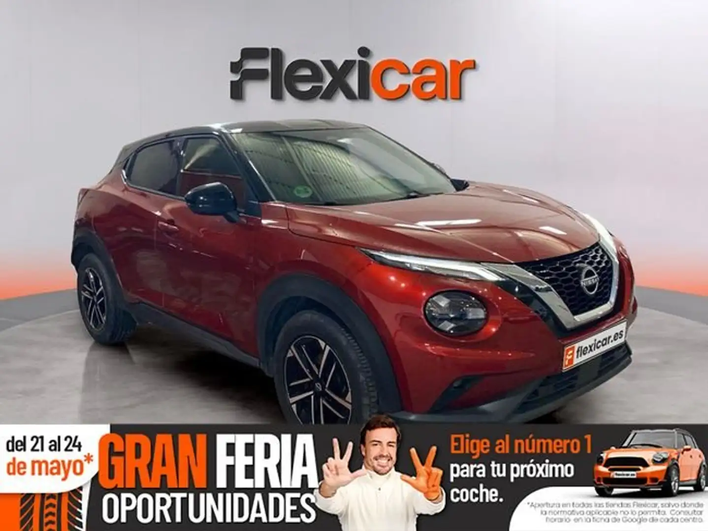 Nissan Juke 1.0 DIG-T N-Connecta 4x2 DCT 7 84kW Rojo - 1