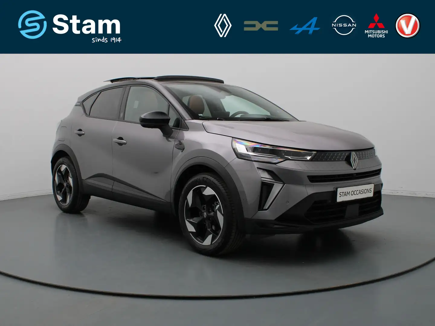 Renault Captur Stam Limité 75 E-Tech 160pk full hybrid techno NIE Gris - 1