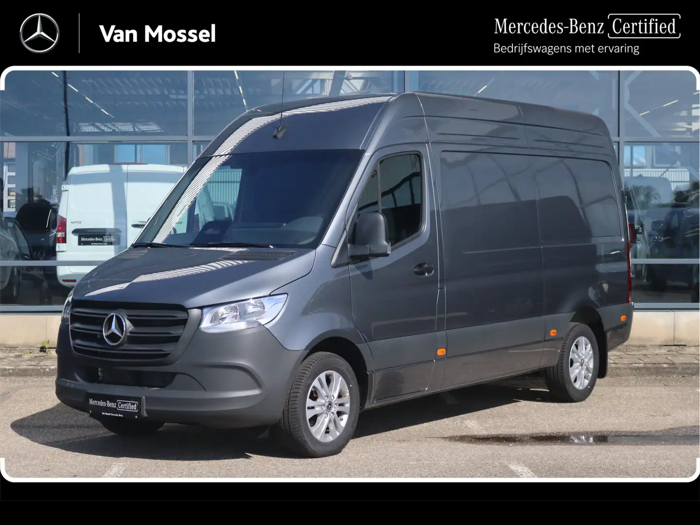 Mercedes-Benz Sprinter 317 CDI L2H2 Pro | AIRCO/CAMERA/CRUISE/STANDKACHEL Grijs - 1