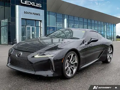 Black 2021 Lexus LC 500 Coupe RWD Coupe Rear-Wheel Drive Automatic