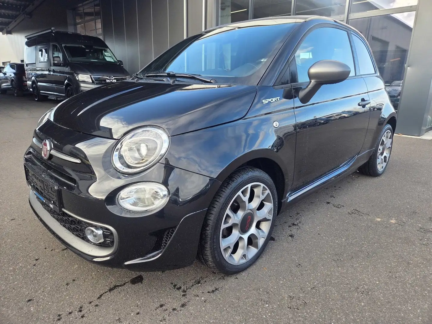 Fiat 500C MY21 1.0 GSE Hybrid SPORT 51kW TechP. NAV Noir - 1