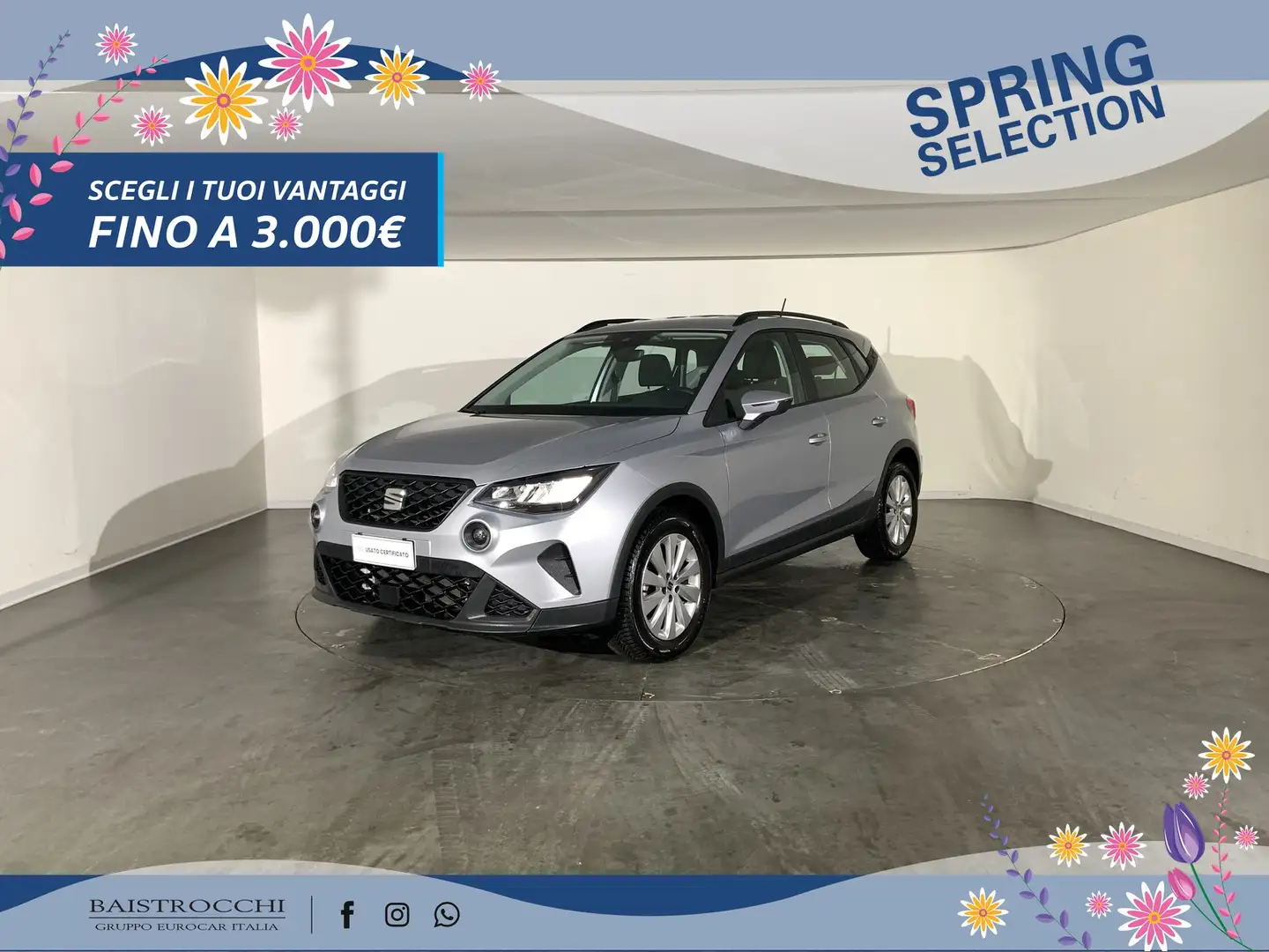 SEAT Arona 1.0 tgi style 90cv Argento - 1