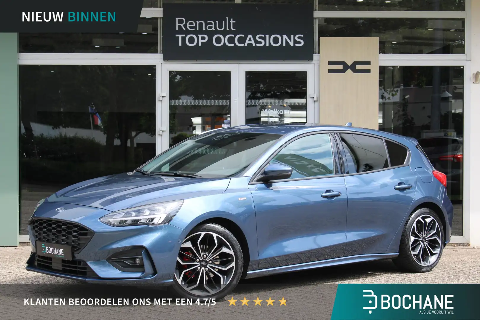 Ford Focus 1.0 EcoBoost ST Line Business Trekhaak | All seaso Blauw - 1
