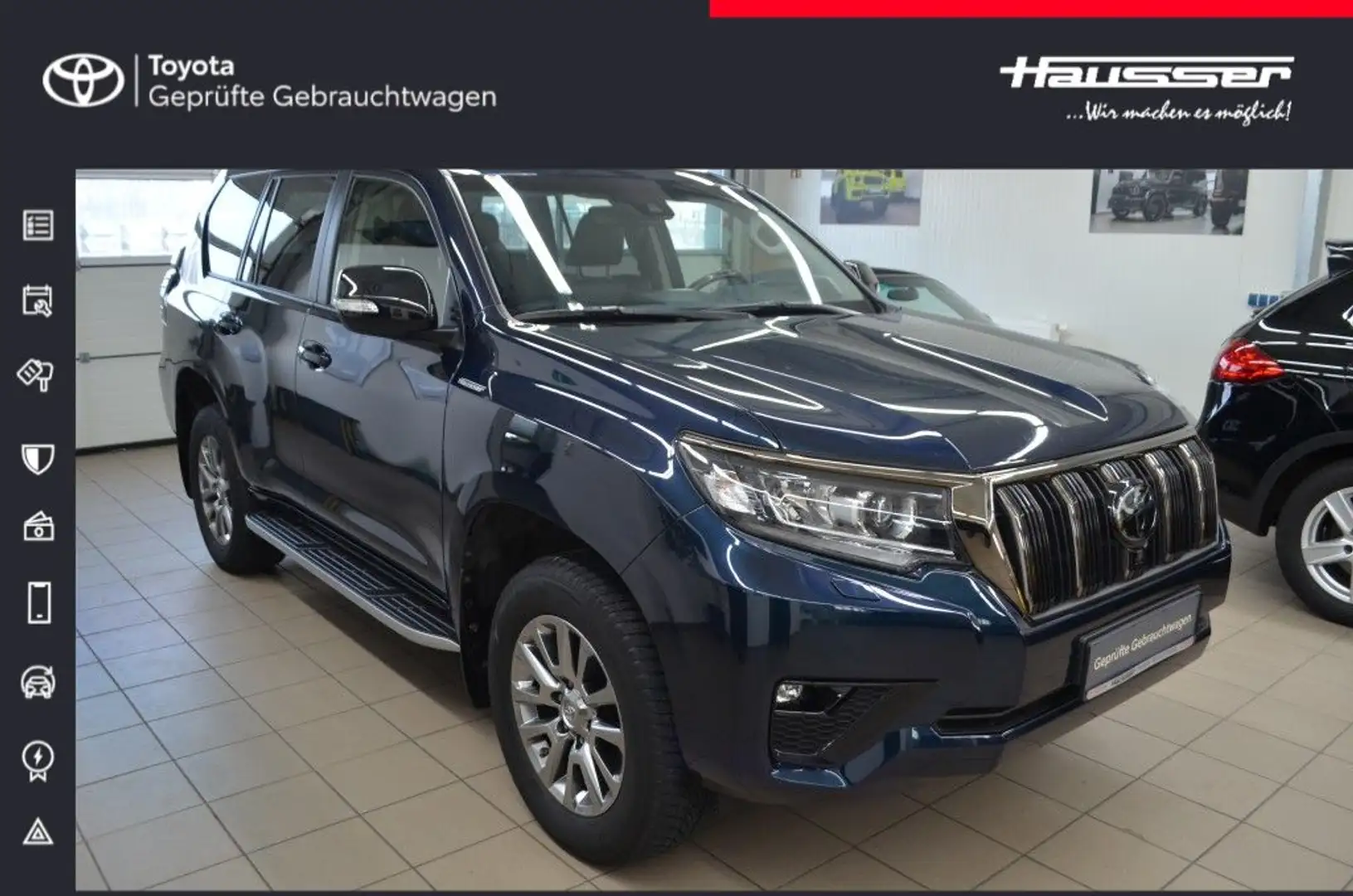 Toyota Land Cruiser 2.8 D 4x4 Automatik TEC-Edition*AHK* Bleu - 1