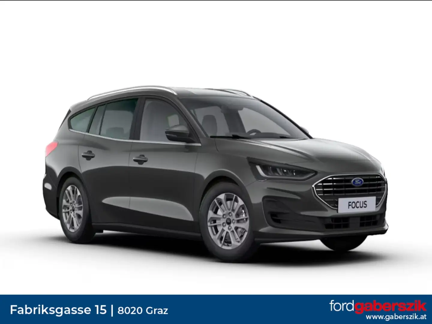 Ford Focus Turnier 1,0 EcoBoost Hybrid Titanium Edition Au... Grau - 1