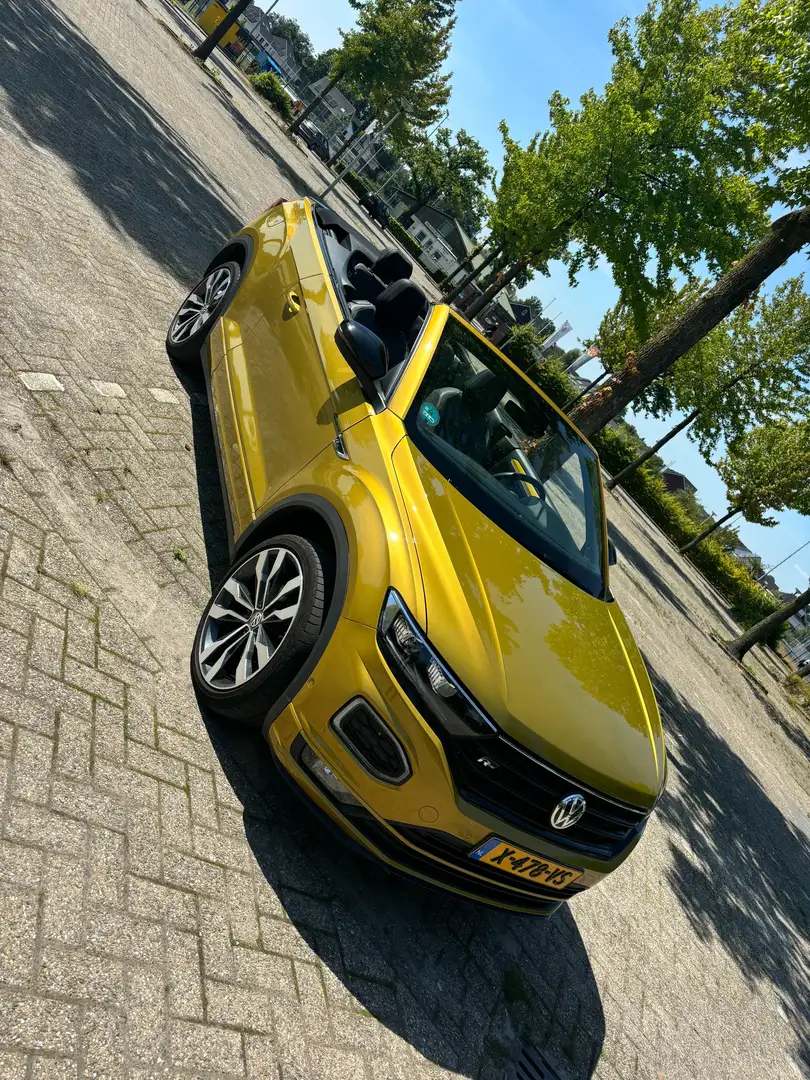 Volkswagen T-Roc cabrio 1.5 TSI R-Line Geel - 1
