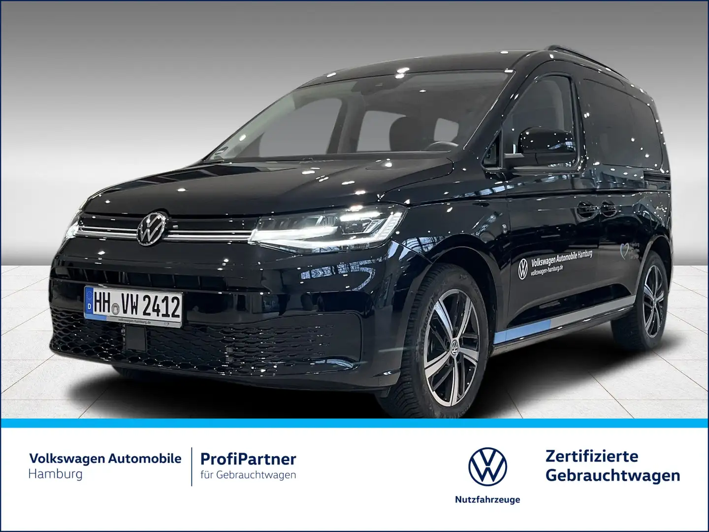Volkswagen Caddy Life 2.0 TDI 7-Gang-DSG LED Kamera ACC Schwarz - 1