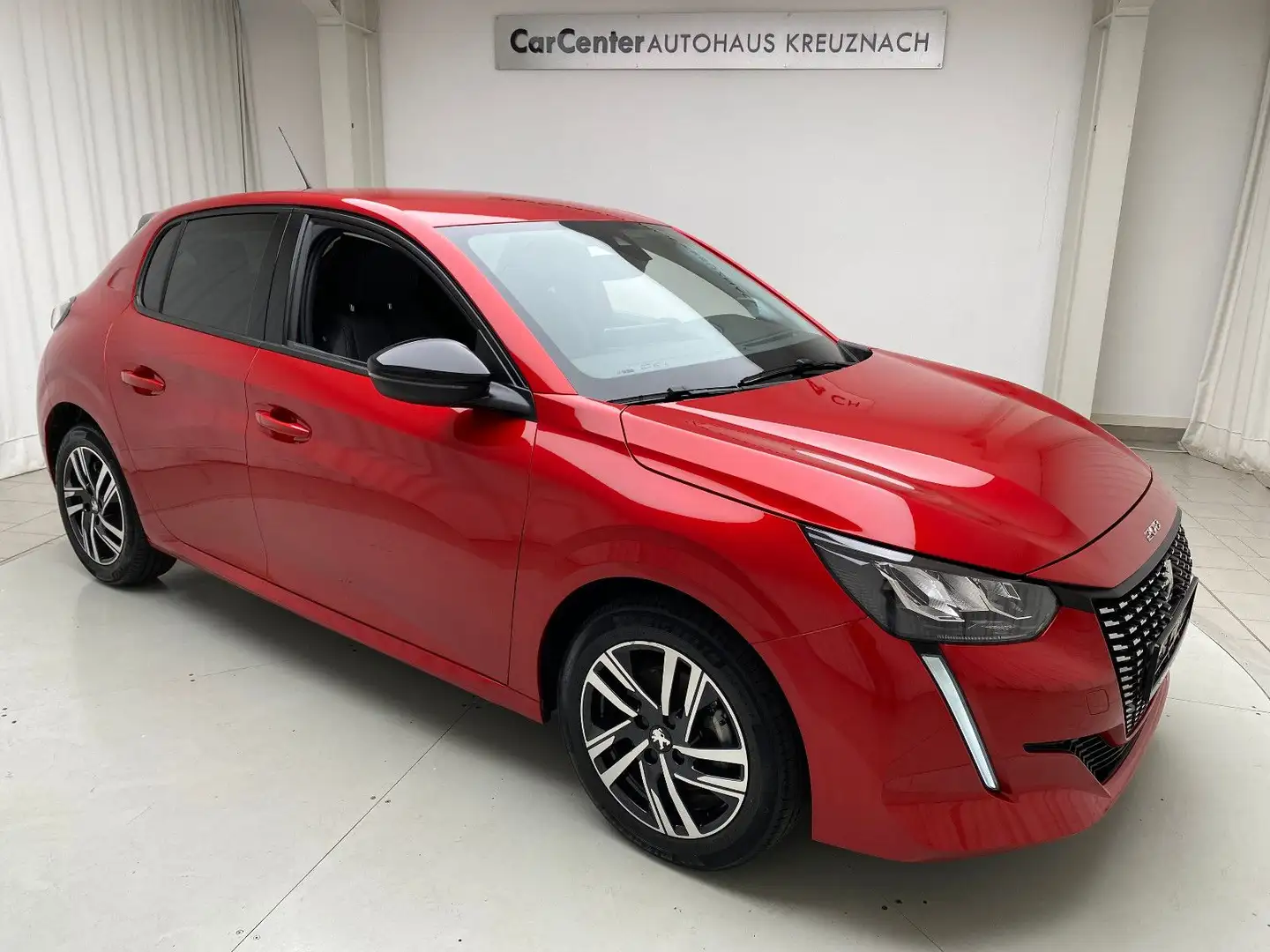 Peugeot 208 Allure Pack 1.2 ACC LED Winterpaket Navigation Rojo - 1