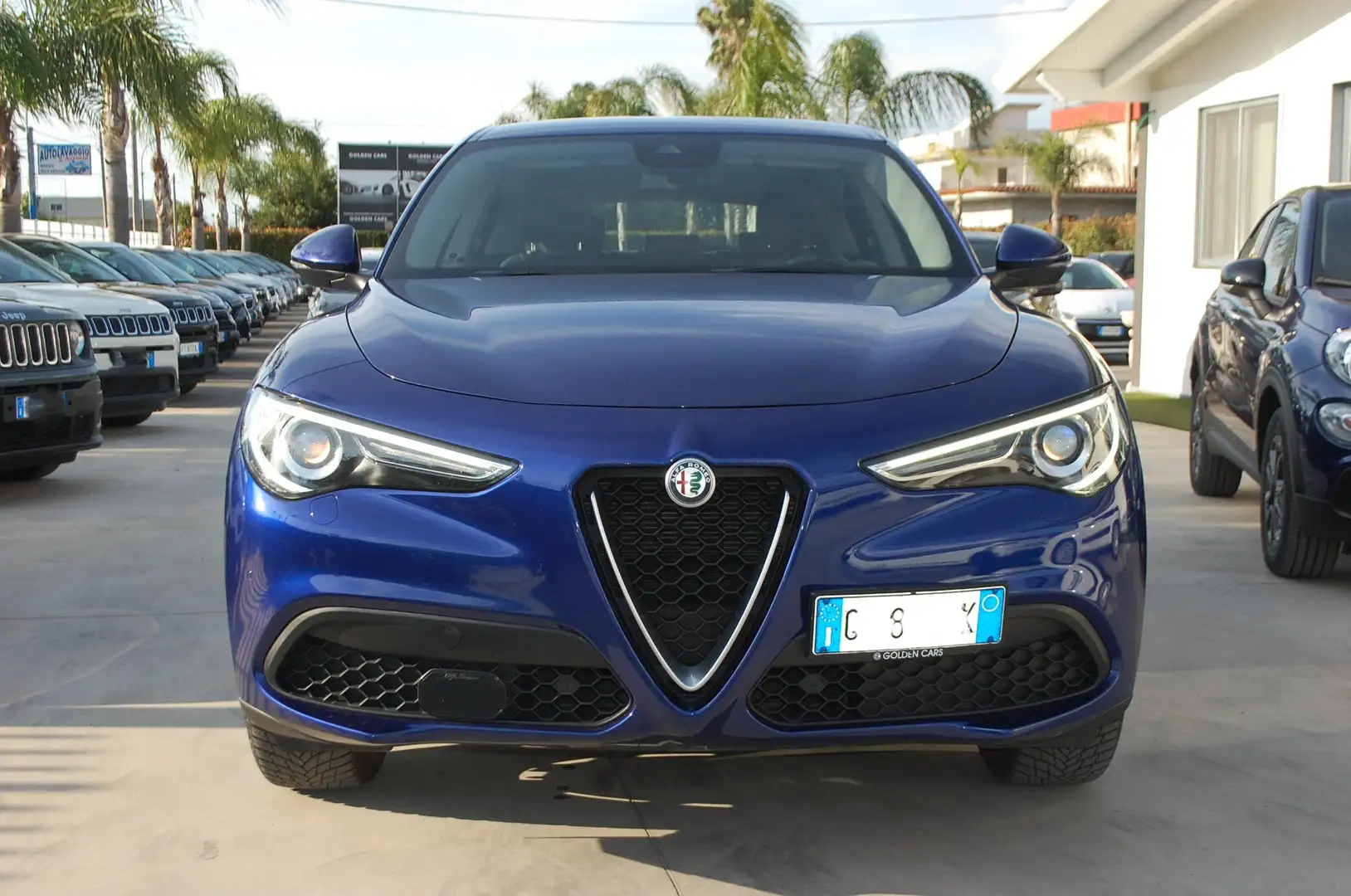 Alfa Romeo Stelvio 2.2 t Executive Q4 190CV aut Pelle Navi Uff Italy Bleu - 2
