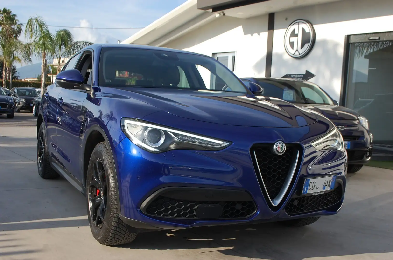 Alfa Romeo Stelvio 2.2 t Executive Q4 190CV aut Pelle Navi Uff Italy Bleu - 1