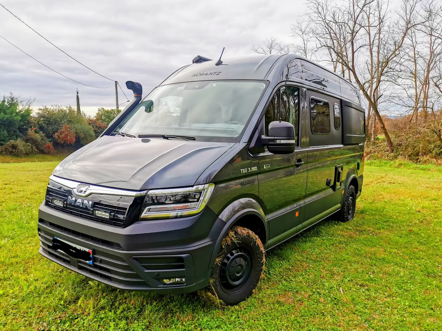 MAN TGE TGE 3.180 4X4 Gris - 2