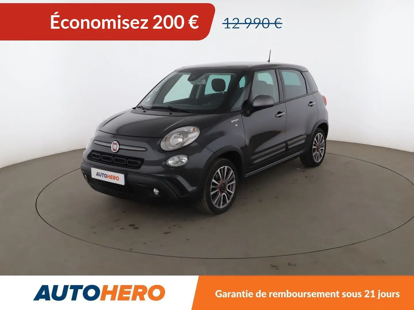 Fiat 500L 1.4 Sport Gris - 1