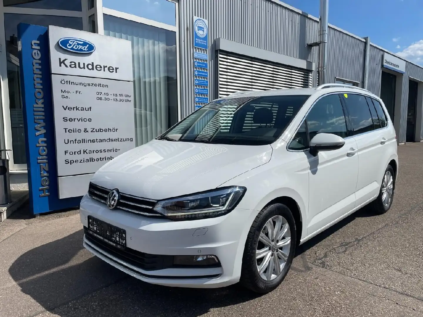 Volkswagen Touran Highline BMT/Start-Stopp Blanc - 1