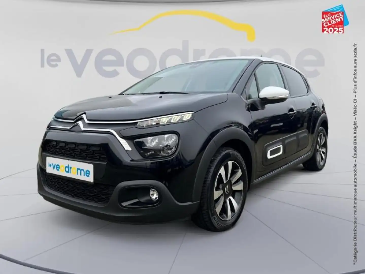 Citroen C3 1.2 PureTech 110ch S/S MAX Boite Automatique Radar AR Carplay Noir - 1