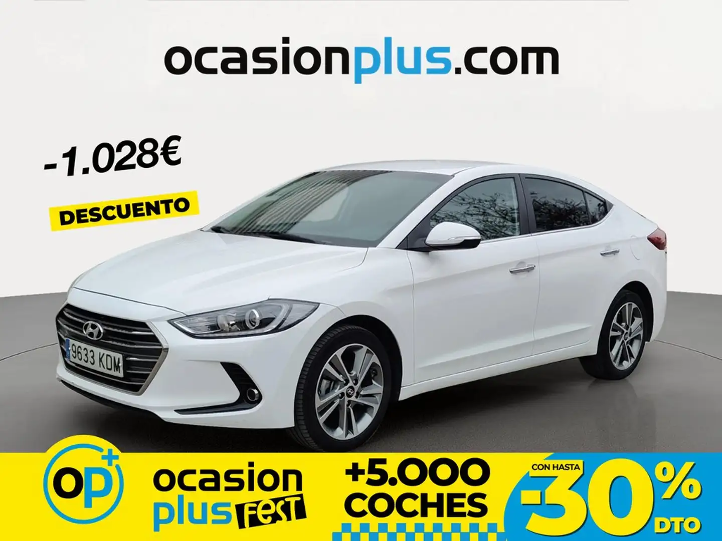 Hyundai ELANTRA 1.6MPI Tecno 128 Weiß - 1