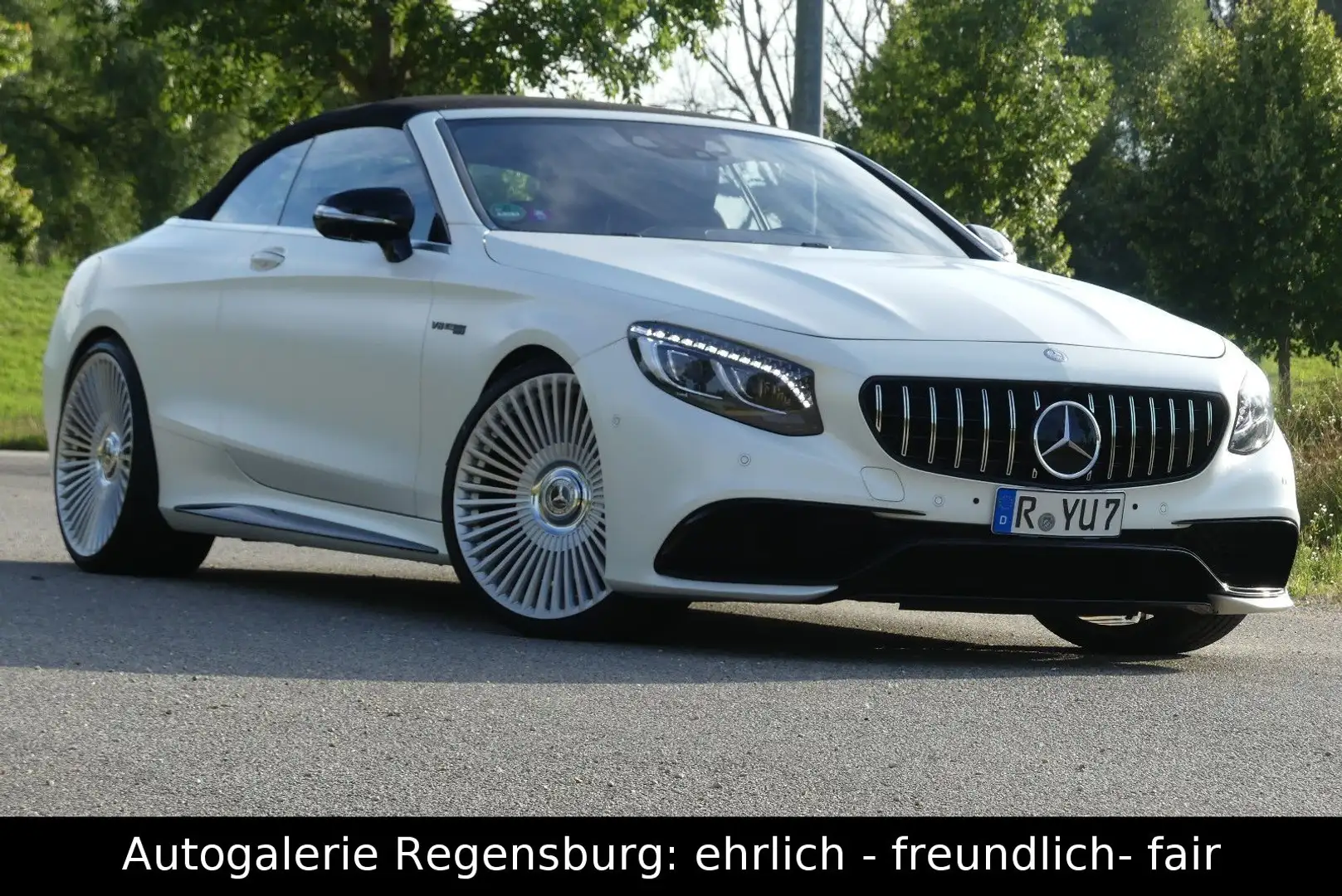 Mercedes-Benz S 63 AMG S63 AMG Cabriolet 4Matic*360°KAM*LUFTF*AMBIENTE* Blanc - 2