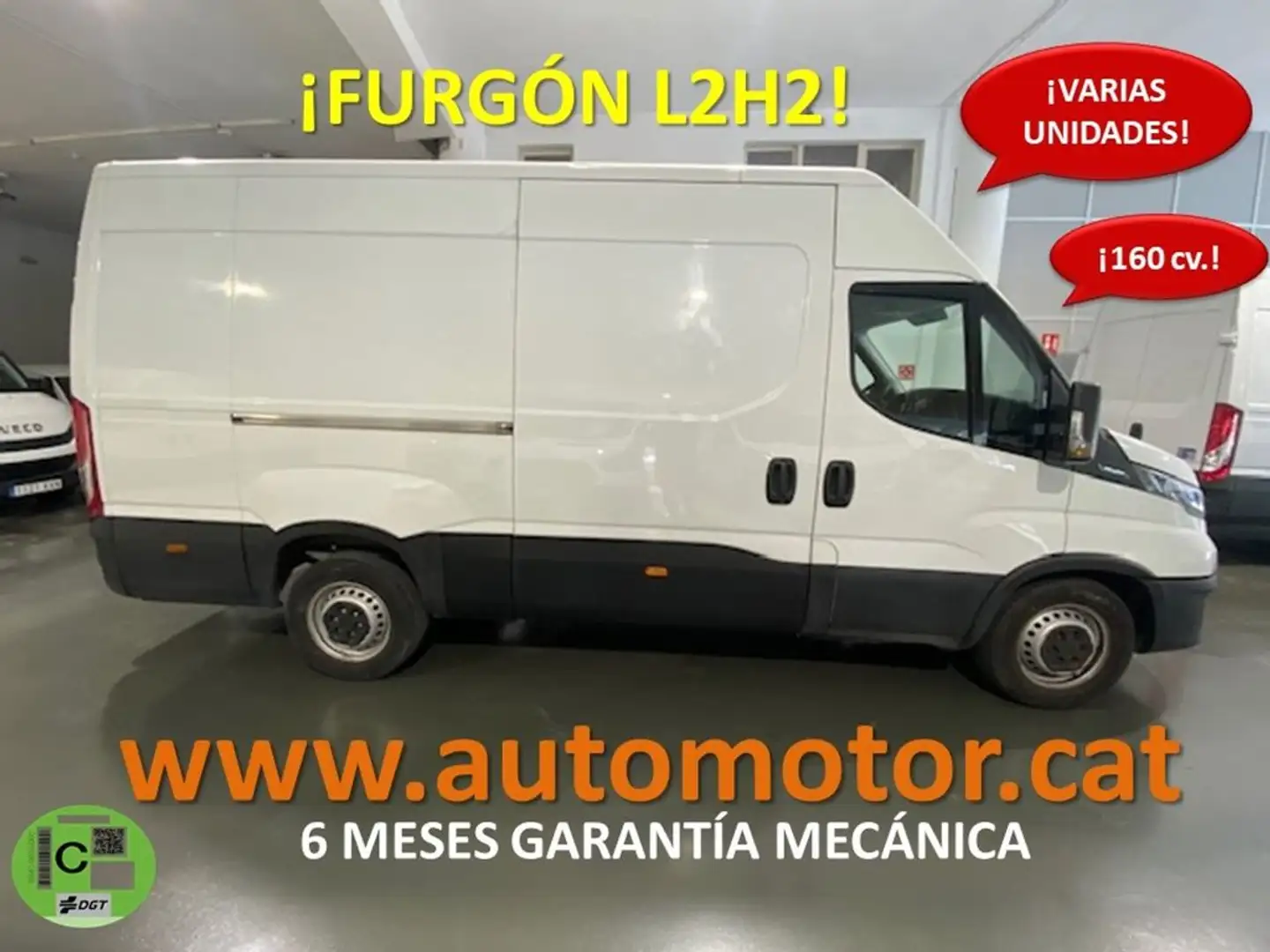 Iveco Daily Furgón 35S16 V 3520L H2 12.0 160cv Biały - 1