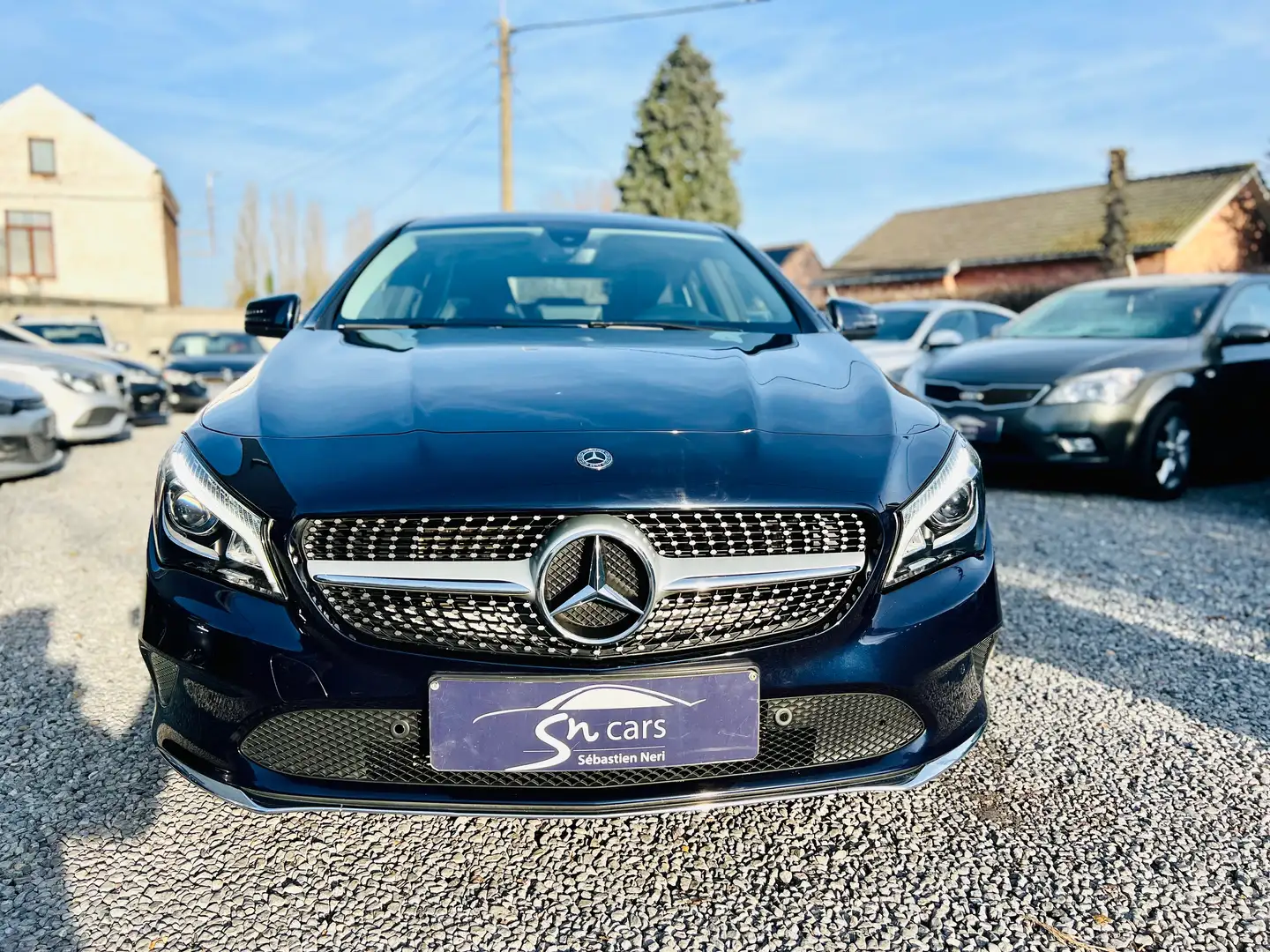 Mercedes-Benz CLA 180 d boite auto Gps clim cuir xenon ***IMPECCABLE*** Blau - 2